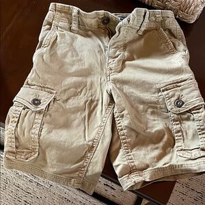 Men's Tan American Eagle Cargo Shorts